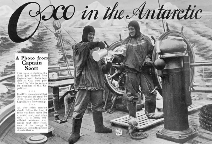 Framed Print : Oxo in the Antarctic - Captain Scott polar expedition