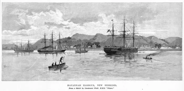 Framed Print : Pacific New Hebrides Framed Print : Pacific New Hebrides