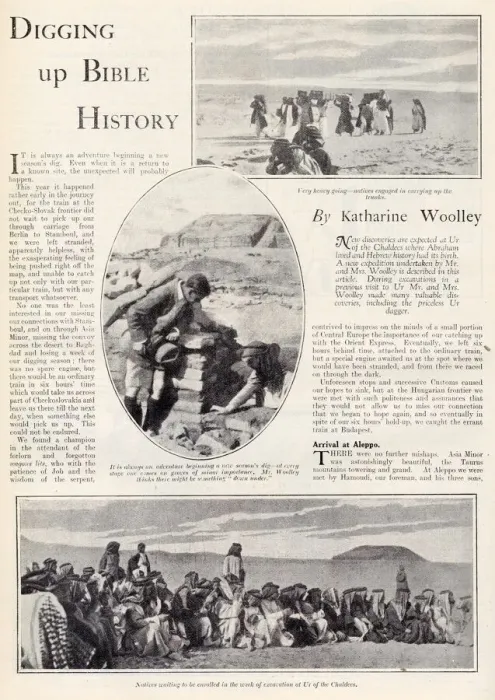 Framed Print : Page from Britannia & Eve by Katharine Woolley reporting on the great excavations carried Framed Print : Page from Britannia & Eve by Katharine Woolley reporting on the great excavations carried