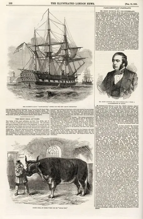 Framed Print : A page from the Illustrated London News, 12th February 1853 Framed Print : A page from the Illustrated London News, 12th February 1853