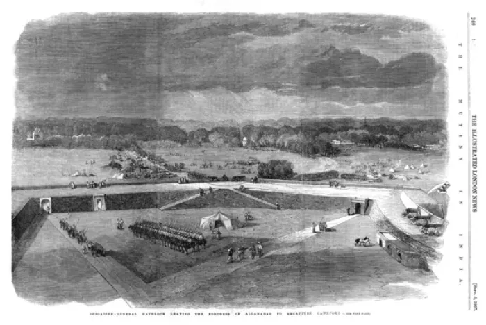 Framed Print : A page from The Illustrated London News, 5th September 1857 Framed Print : A page from The Illustrated London News, 5th September 1857