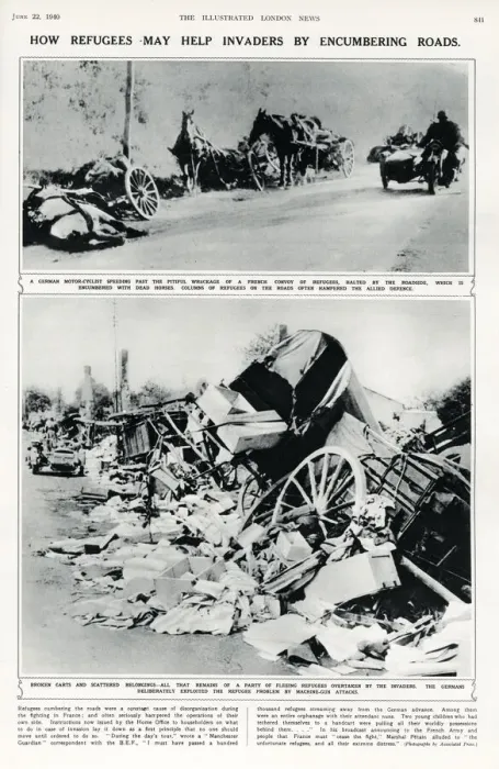 Framed Print : Page from the Illustrated London News showing the piles of possessions belonging to Framed Print : Page from the Illustrated London News showing the piles of possessions belonging to