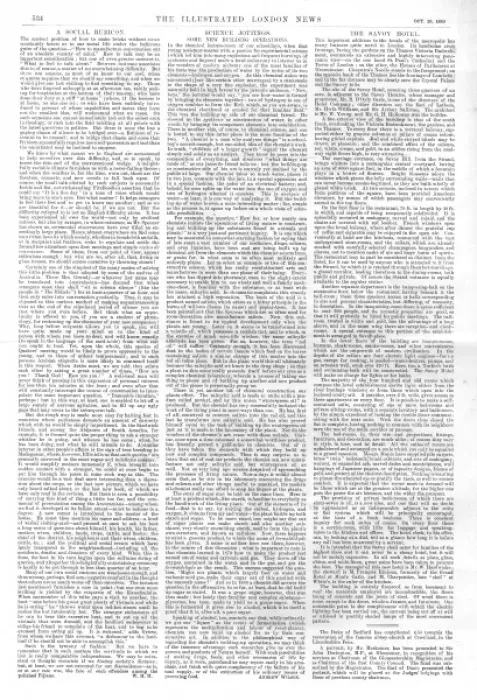 Framed Print : Page of text from the Illustrated London News, 1889 Framed Print : Page of text from the Illustrated London News, 1889