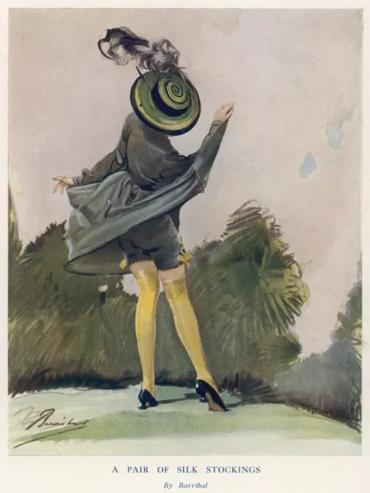 Framed Print : A Pair Of Silk Stockings