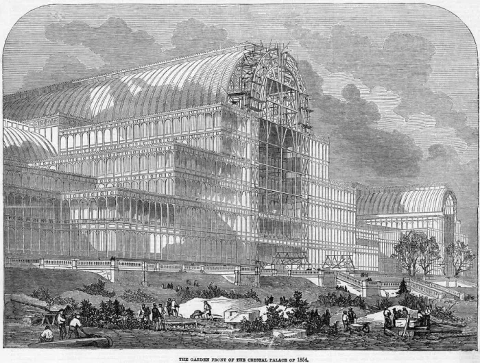 Framed Print : PALACE CONSTRUCTION 1854 Framed Print : PALACE CONSTRUCTION 1854