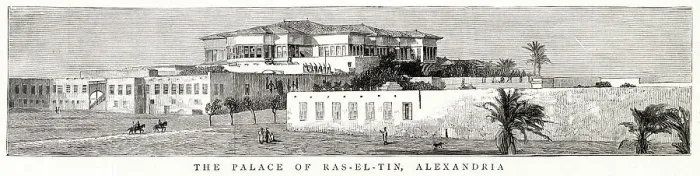 Framed Print : The Palace of de Ras el Tin, Alexandria, Egypt Framed Print : The Palace of de Ras el Tin, Alexandria, Egypt