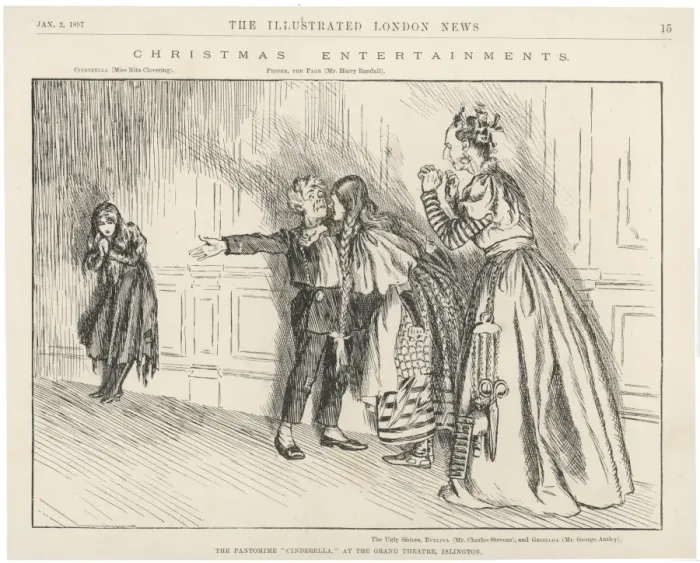 Framed Print : Pantomime  /  Cinderella