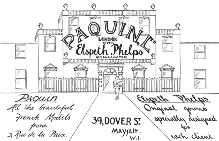 Framed Print : Paquin Phelps advertisement, 1923 Framed Print : Paquin Phelps advertisement, 1923