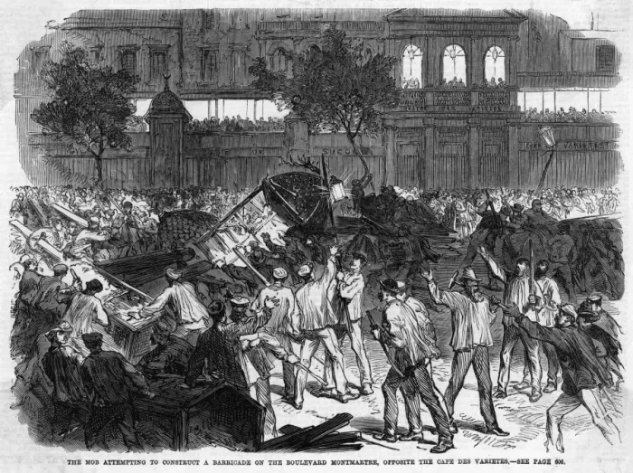 Framed Print : Paris Barricades Framed Print : Paris Barricades