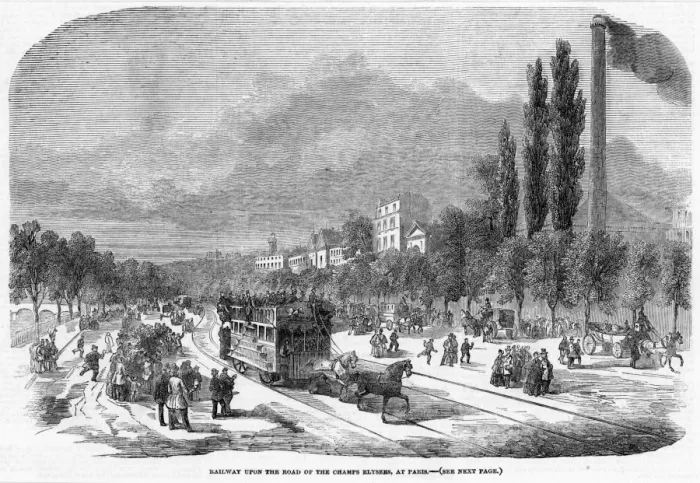 Framed Print : Paris Champs Elysees Framed Print : Paris Champs Elysees
