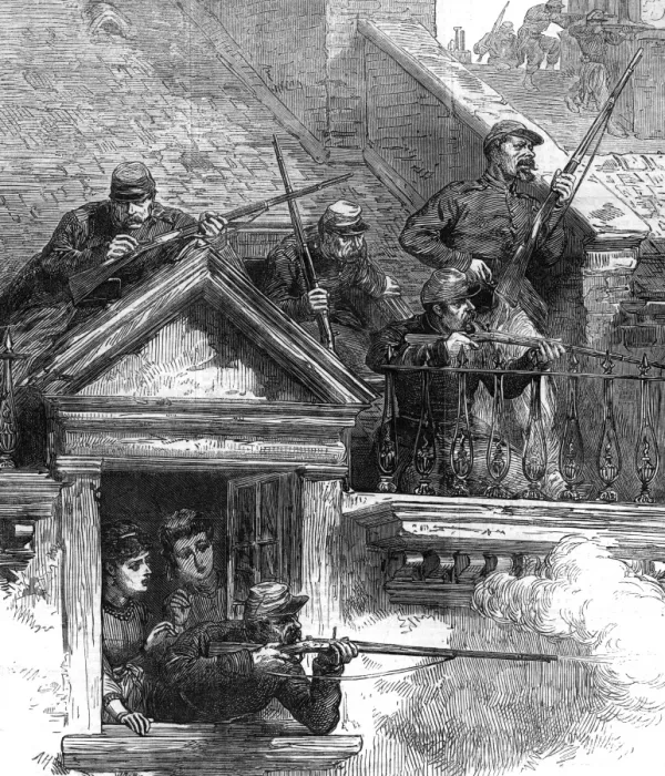 Framed Print : Paris Commune Defeated Framed Print : Paris Commune Defeated