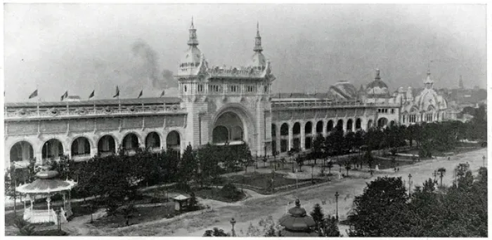 Framed Print : Paris Exhibition - Civil Engineers 1900 Framed Print : Paris Exhibition - Civil Engineers 1900