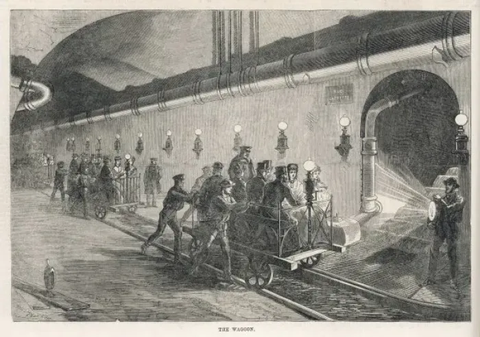 Framed Print : Paris Sewer Visit