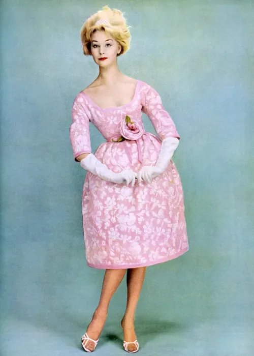 Framed Print : Party dress by Maggy Rouff, 1959 Framed Print : Party dress by Maggy Rouff, 1959