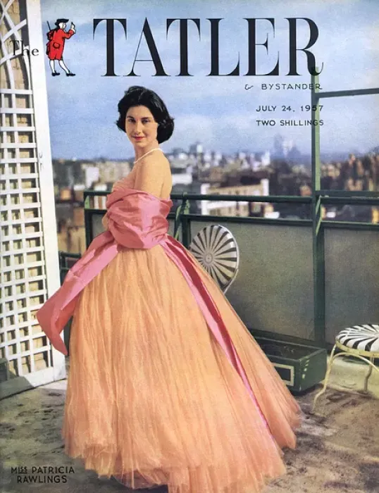 Framed Print : Patricia Rawlings, Tatler cover July 1957 Framed Print : Patricia Rawlings, Tatler cover July 1957