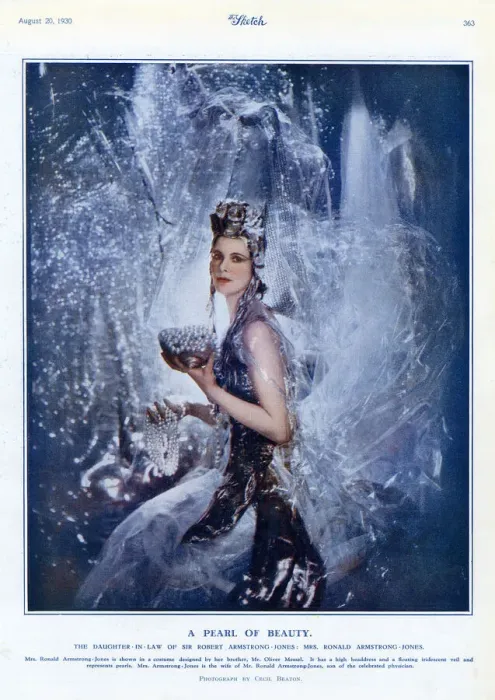 Framed Print : A Pearl of Beauty by Cecil Beaton in The Sketch, 1930 Framed Print : A Pearl of Beauty by Cecil Beaton in The Sketch, 1930