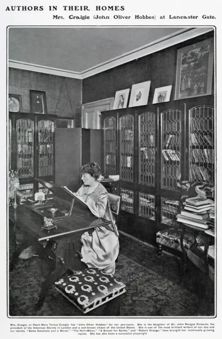Framed Print : Pearl Mary Teresa Craigie (1867 - 1906), English  /  American writer