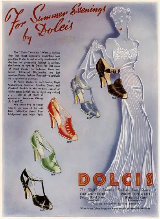 Framed Print : Peep Toe Sandals 1937 Framed Print : Peep Toe Sandals 1937
