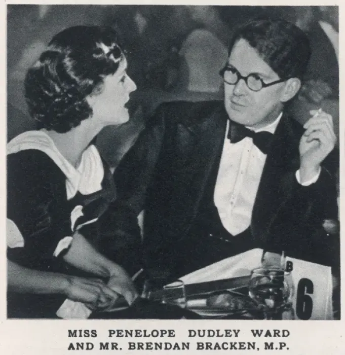 Framed Print : Penelope Dudley Ward and Brendan Bracken