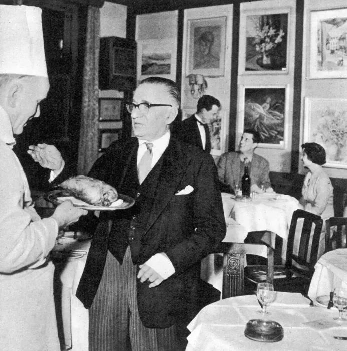 Framed Print : Peppino Leoni - owner of Quo Vadis restaurant Framed Print : Peppino Leoni - owner of Quo Vadis restaurant