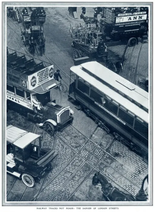 Framed Print : Peril of streets of London 1912 Framed Print : Peril of streets of London 1912
