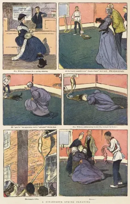Framed Print : Perils of Vacuum Cleaner