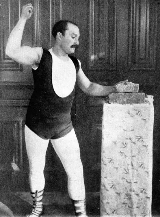 Framed Print : Peter Samson, the Strongman, 1898 Framed Print : Peter Samson, the Strongman, 1898