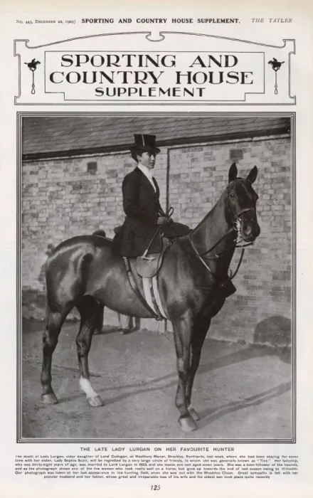 Framed Print : Photo of the late Lady Lurgan in the Tatler Framed Print : Photo of the late Lady Lurgan in the Tatler