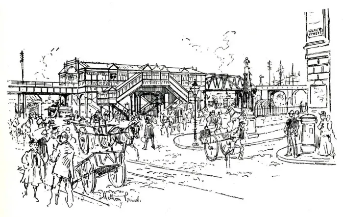 Framed Print : Pier Head Station, Overhead Electric Railway, Liverpool Framed Print : Pier Head Station, Overhead Electric Railway, Liverpool