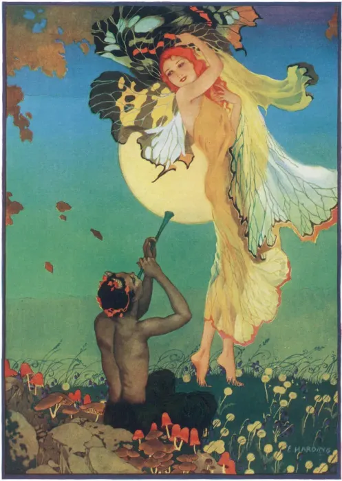 Framed Print : The Pipes Of Pan, by Elsie Harding