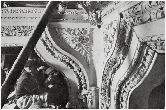 Framed Print : Plaster decoration at the New Oxford Theatre Framed Print : Plaster decoration at the New Oxford Theatre