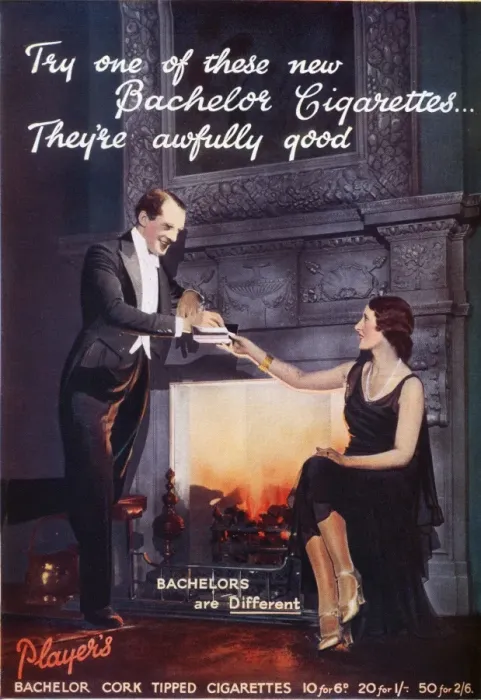 Framed Print : Players Bachelor cigarettes advertisement Framed Print : Players Bachelor cigarettes advertisement