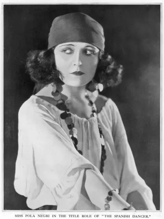 Framed Print : Pola Negri as the Spanish Dancer Framed Print : Pola Negri as the Spanish Dancer