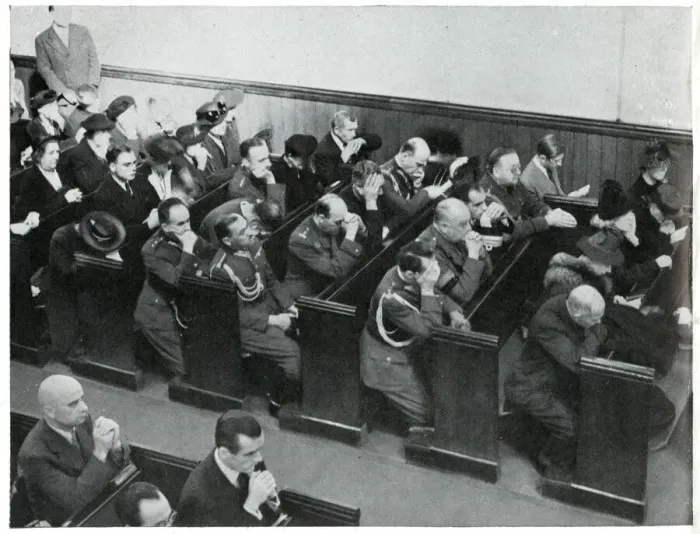 Framed Print : Polish nationals praying for Poland in church, Sept 1939 Framed Print : Polish nationals praying for Poland in church, Sept 1939