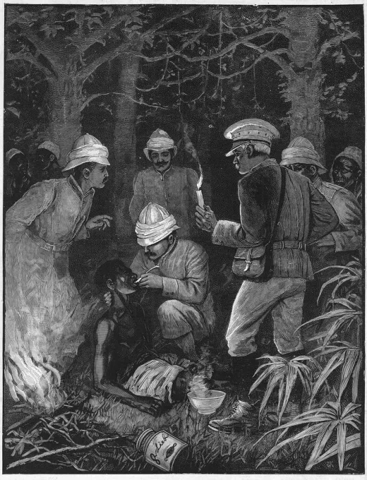 Framed Print : Poorly Madi warrior fed Liebig Extract - Stanley Framed Print : Poorly Madi warrior fed Liebig Extract - Stanley