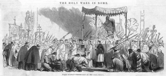 Framed Print : Pope Gregory XVI Palm Sunday Framed Print : Pope Gregory XVI Palm Sunday