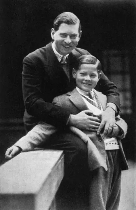 Framed Print : Portrait of King and Crown Prince of Romania, 1931 Framed Print : Portrait of King and Crown Prince of Romania, 1931