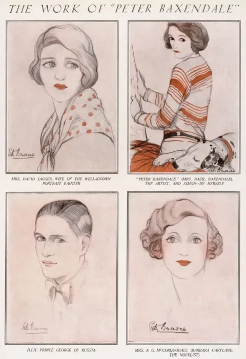 Framed Print : Portrait sketches by