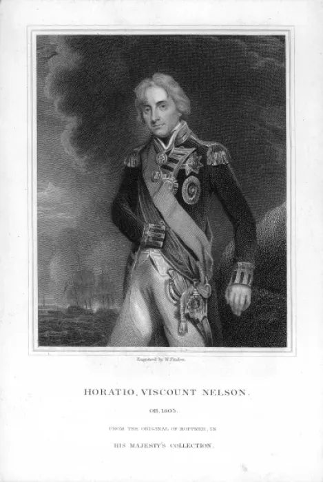 Framed Print : Portrait of Viscount Horatio Nelson Framed Print : Portrait of Viscount Horatio Nelson