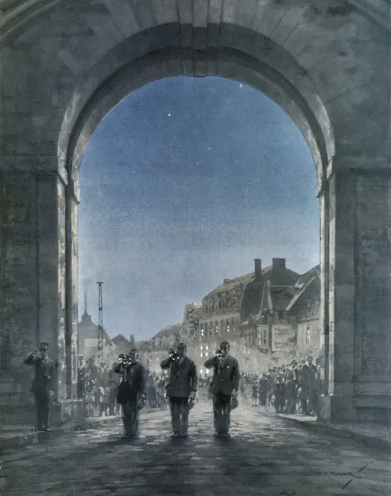 Framed Print : The Last Post by C. E. Turner Framed Print : The Last Post by C. E. Turner