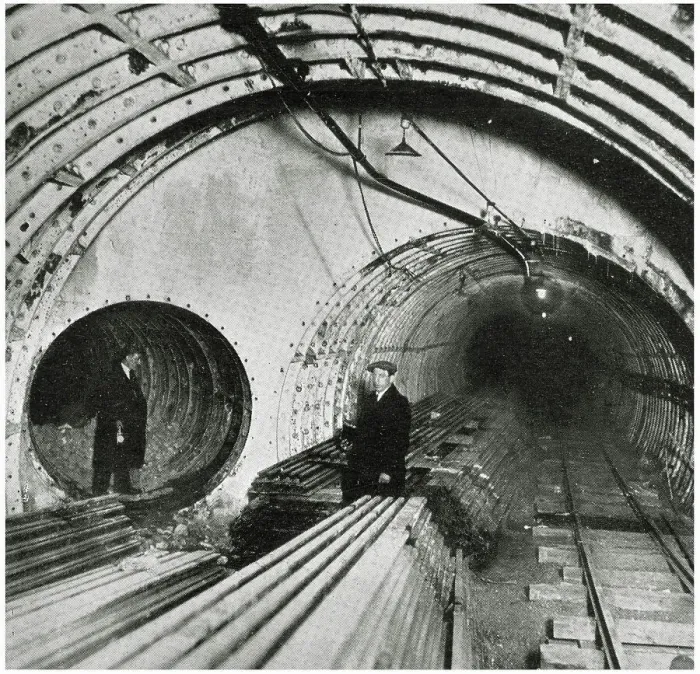 Framed Print : Post Office Railway for Carrying Mail 1924