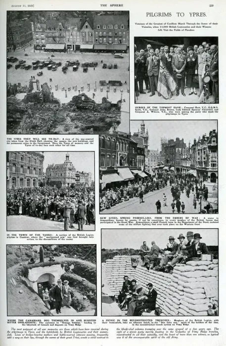 Framed Print : Post-WW1 pilgrimage to Belgium and France Framed Print : Post-WW1 pilgrimage to Belgium and France