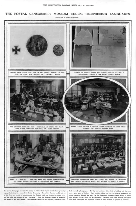 Framed Print : The postal censorship: deciphering languages Framed Print : The postal censorship: deciphering languages