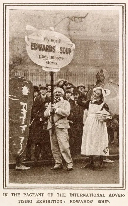 Framed Print : Poster Pageant - Advert for Edwards Soup 1920 Framed Print : Poster Pageant - Advert for Edwards Soup 1920