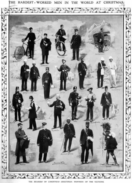 Framed Print : Postmen of the nations Framed Print : Postmen of the nations