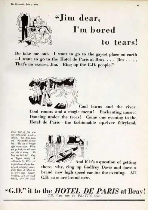Framed Print : Pratts advertisement about Hotel de Paris at Bray Framed Print : Pratts advertisement about Hotel de Paris at Bray