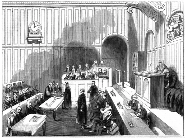 Framed Print : Presentation of the new Sheriffs of London at Westminster
