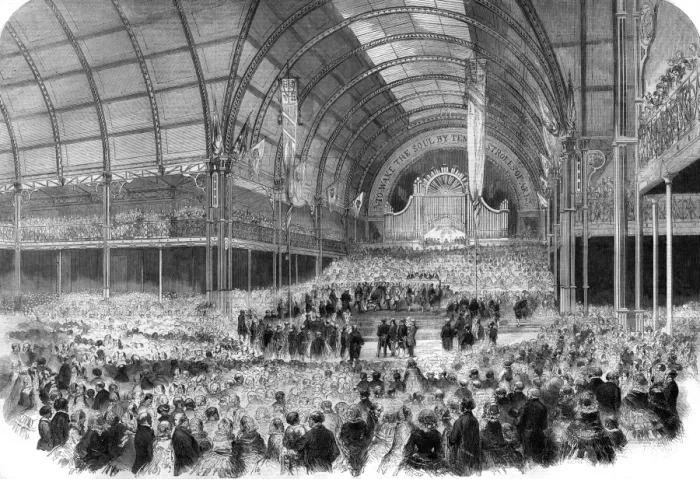 Framed Print : Prince Albert opens Art Treasures Exhibition Framed Print : Prince Albert opens Art Treasures Exhibition