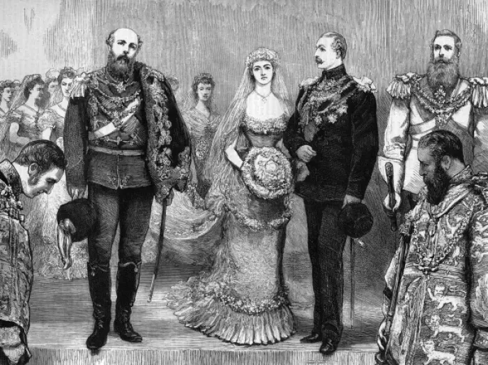 Framed Print : Prince Arthur Weds 1879 Framed Print : Prince Arthur Weds 1879