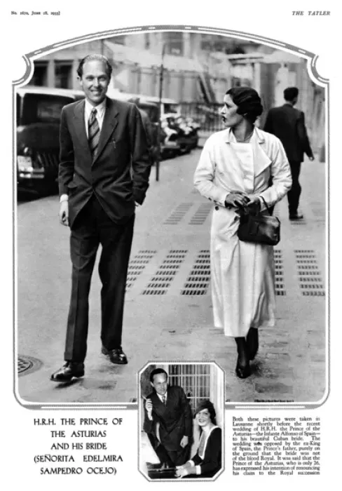 Framed Print : Prince of the Asturias & his wife Framed Print : Prince of the Asturias & his wife